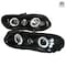 Spec-D Tuning 98-02 Chevrolet Camaro Halo LED Projector Black LHP-CMR98HJM-TM - alternate 1
